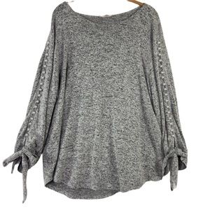 My Danielle pearl gray long sleeve sweater top. Lamb soft. Size XXL